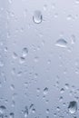Raindrops on the window. Closeup Royalty Free Stock Photo