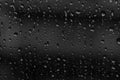 Raindrops on window glass abstract background. Royalty Free Stock Photo