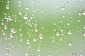 Raindrops on window glass Royalty Free Stock Photo