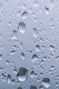 Raindrops on the window. Closeup Royalty Free Stock Photo