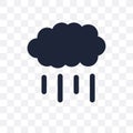 Rainfall transparent icon. Rainfall symbol design from Weather c