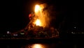 Rainforest Cafe Volcano erupts at Downtown Disney. Royalty Free Stock Photo