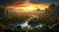 rainforest ecuadorian amazon amazon Royalty Free Stock Photo