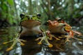 Rainforest frogs indicators of environmental health