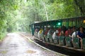 Rainforest train at the Iguazu Falls in the Argentine side