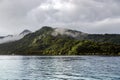 Rainforests on the mountains of the island Moorea