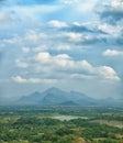 Rainforests, swamps and mountains. Sigiriya, Polonnaruwa, Sri La Royalty Free Stock Photo