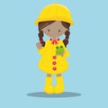 raini day fun standing 16 Royalty Free Stock Photo