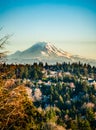 Rainier From Burien 7 Royalty Free Stock Photo