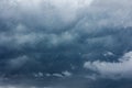 Raining dark cloudy storm cloud nature in rainy season Royalty Free Stock Photo