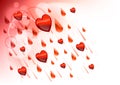 Raining hearts