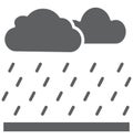 Raining Isolated Vector Icon that can be easily modified or edit