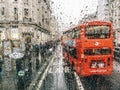 Raining in London Royalty Free Stock Photo