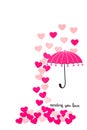 Raining love.