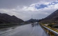 Raining in Sharjah - Kalba highway