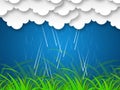 Raining Sky Background Shows Storms And Rain Royalty Free Stock Photo