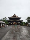 Raining Zenk?ji Main Temple Grey Sky