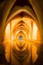 Rainwater Baths, Alcazar, Seville, Andalucia, Spain Royalty Free Stock Photo