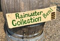 Rainwater collection barrel