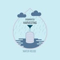 Rainwater Harvesting Symbol