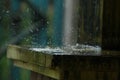 Rainwater, puddles that occur in the rainy season, version 4 Royalty Free Stock Photo