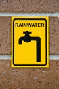 Rainwater Tap Royalty Free Stock Photo