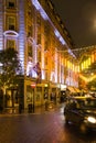 Rainy Autumn Evening in Seven Dials London Royalty Free Stock Photo