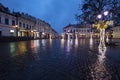 Rainy Christmas in Rzeszow