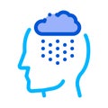 Rainy Cloud Cloudburst Silhouette Headache Vector