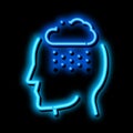 Rainy Cloud Cloudburst Silhouette Headache Vector