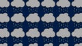 Rainy cloud pattern Royalty Free Stock Photo