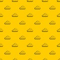 Rainy cloud pattern vector Royalty Free Stock Photo