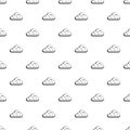 Rainy cloud pattern vector Royalty Free Stock Photo