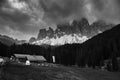 Dolomites Italian Alps Mountains Royalty Free Stock Photo