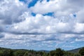 Rainy clouds over mountains Royalty Free Stock Photo