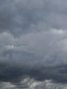 Tones of grey from dark to light within rainy cloudscape Royalty Free Stock Photo