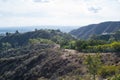 Rainy cloudy Los Angeles despite drought