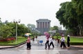 Rainy Day at the Ho Chi Minh Mausoleum
