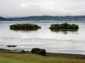 Rainy day on Lake Suwako - Nagano prefecture, Japan