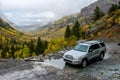 Rainy Day on Mountain Trail