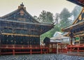 Rain at Nikko Toshogu Shrine, Japan Royalty Free Stock Photo