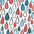 Rainy Day Pattern. Abstract background. Royalty Free Stock Photo