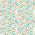Rainy Day Pattern. Abstract background. Nature pattern for fabric. Royalty Free Stock Photo