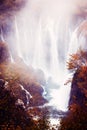 Rainy day in Plitvice National Park