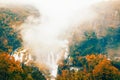 Rainy day in Plitvice National Park