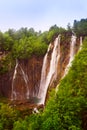 Rainy day in Plitvice national park