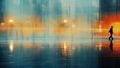 Rainy Day Rhapsody - ICM Style Abstract Photography