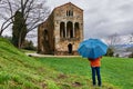 A rainy day at Santa MarÃÂ­a del Naranco