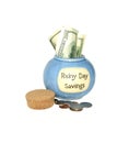 Rainy Day Savings Royalty Free Stock Photo