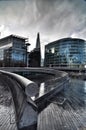 Rainy day on the Southbank. London